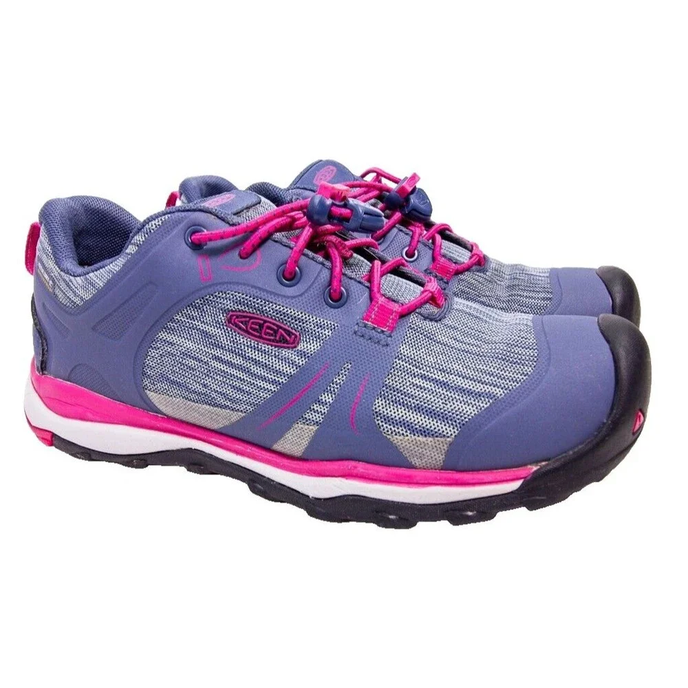 KEEN Terradora II Hiking Trail Shoes Women's Size 4 Gray Pink Low Top